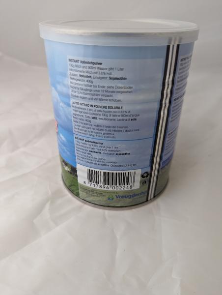 Two Cows Instant Vollmilchpulver Dose 400 g Nettogewicht